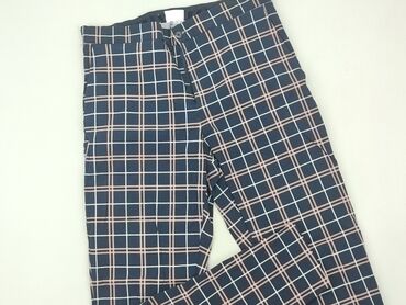 białe dzianinowe spodnie: Material trousers, Beloved, XL (EU 42), condition - Good