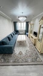 гостиница аламедин базар: 2 бөлмө, 82 кв. м, Элитка, 12 кабат, Евроремонт