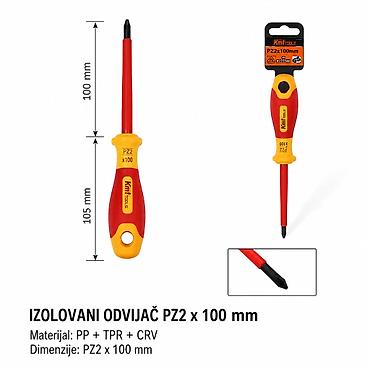 KMT Visokotlačni odvijač 2309041 - Tip: Pozidriv PZ2 - Dužina šrafa na lalafo.rs KMT Visokotlačni odvijač 2309041 - Tip: Pozidriv PZ2 - Dužina šrafa