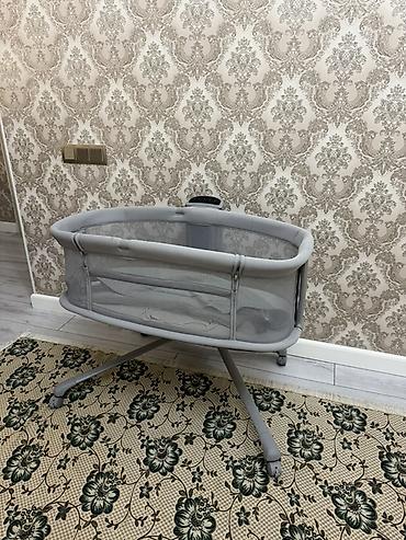 Балдар дүйнөсү: Колыбель-люлька для новорождённого, серого цвета - Просторная — 1