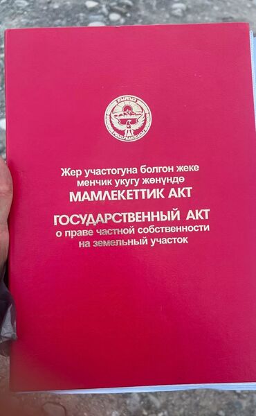 посуточно аламедин 1: 10 соток, Айыл чарба үчүн, Кызыл китеп, Техпаспорт, Сатып алуу-сатуу келишими