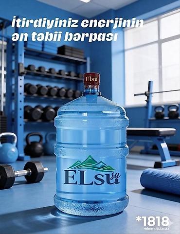 sərin su: ELsu – 19 litrlik içməli su bidonu - Tərkib və mənbə: Dağların — 3