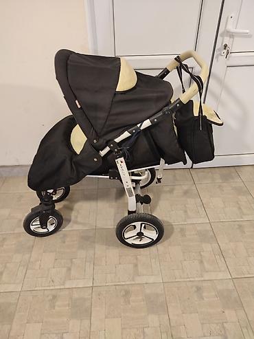 Uşaq arabaları: Uşaq arabası – Kawai Sport GT - Rəng: qara/krem kombinasiyası - — 3