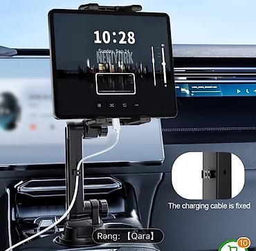 avtomobil aksesuarı: Universal Cup Holder Phone Mount – avtomobil fincan qəlibinə taxılan — 2