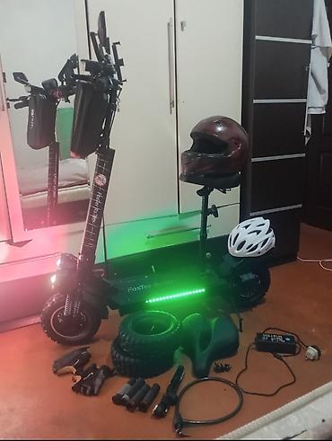 Elektrikli samokatlar: Elektrik skuter – FASTER RS7 - Güclü ön ikili LED proyektor işıqları — 9