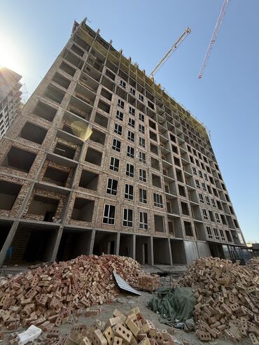айни кв: 1 комната, 51 м², Элитка, 5 этаж, ПСО (под самоотделку)
