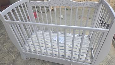 Детская мебель: Uşaq beşiyi – taxta çarpayı - Material: bərk ağac, ekoloji təmiz — 3