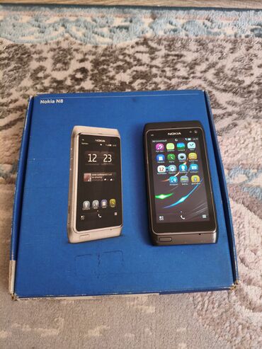 нокия телефон: Nokia N8, < 2 ГБ, цвет - Серый