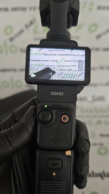 Videokameralar: DJI Osmo Pocket 3 Creator Combo portativ kamera və stabilizator seti — 9