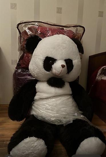 Игрушки: Böyük ölçülü panda plyuş oyuncaq - Rəng: qara-ağ - Material: yumşaq — 1