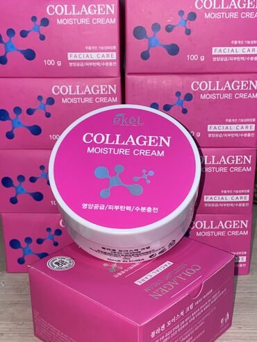 Косметика: Ekel Collagen Moisture Cream –увлажняющий крем с коллагеном, 100 г