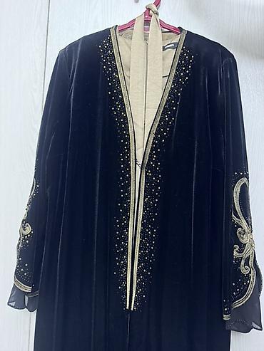 Вечерние платья: Вечернее платье, Классическое, Длинная модель, Велюр, С рукавами, Стразы, Стандарт — 2