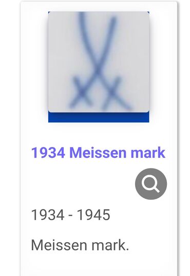 Ostali antikviteti: Tanjir za na zid Meissen 1934 do 1945g,zimski pejzaz. Porcelanski — 2