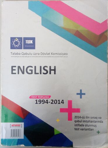 taim ingilis dili test bankı: English. Test toplusu ТQDK