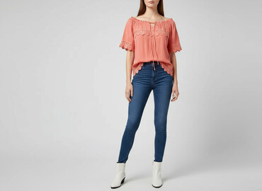 sandaly z puszkiem: Women's blouse, size M