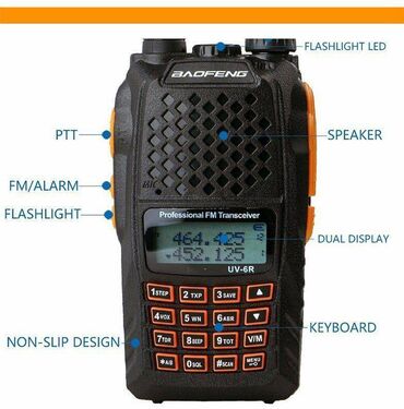 Ostali proizvodi za sport i razonodu: Toki-Voki-Baofeng-UV-6R-Dual-Band-7w Baofeng UV-6R max snage 7wati — 4