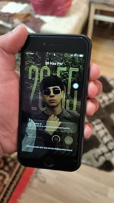 sumqayit telefon aksesuarları: Qara dəri naxışlı telefon qabı - Material: teksturalı qara süni dəri — 2