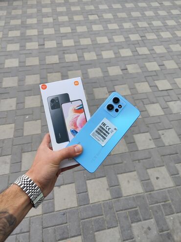 Xiaomi: Xiaomi Redmi Note 12, 128 GB, rəng - Mavi, 
 Barmaq izi