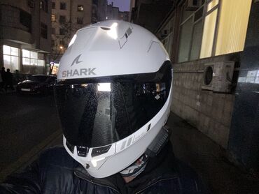 купить шлем для мотоцикла бу: Shark skwal i3 satılır300 aznM razmer.(Vizor təptəzədir)Yalnız