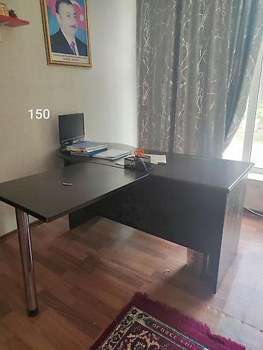 ofis mebeli magazalari: TƏCİLİ Ofis mebel dəsti satılır. 4 əd. biri 2m x 50sm. masa, 2 tumba — 4