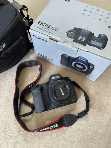цифровой фотоаппарат цена: Цифровая зеркальная камера Canon EOS 6D в комплекте с коробкой