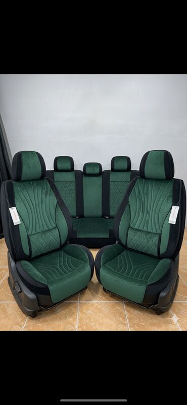 Чехлы и накидки на сиденья: Чехлы Велюровые, цвет - Зеленый, Новый, Бесплатная доставка — 1