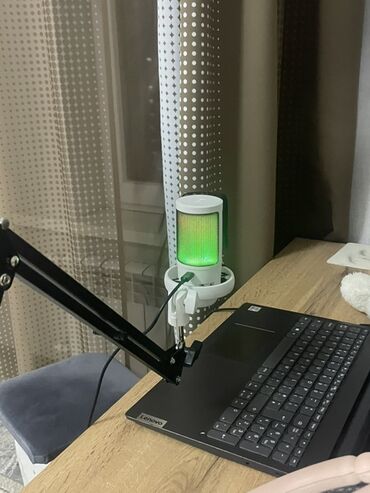 компьютерные наушники с микрофоном: Многофункциональный USB-микрофон цилиндрической формы с