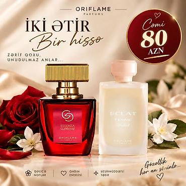 Oriflame Parfümləri – “İki ətir, bir hiss” Dəst tərkibi: - Essenza