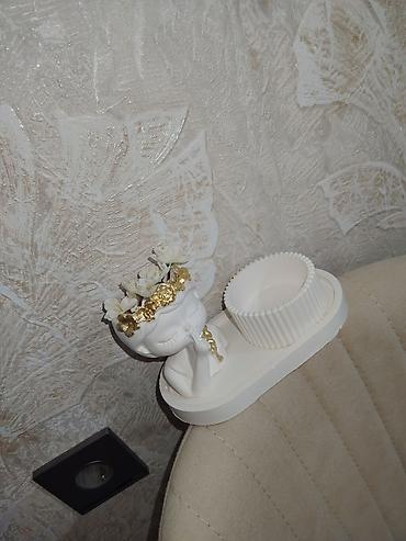 Fiqurlar: Fiqur, Gips, rəng - Ağ — 29