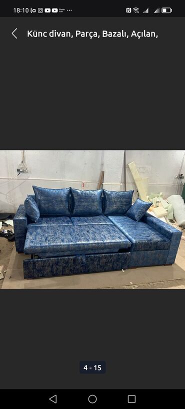 Divanlar: Di̇van-kravat, Yeni, Açılan, Bazalı, Parça, Ödənişli çatdırılma — 17