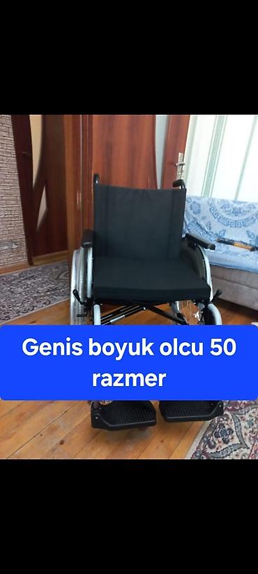 arabası: Məhsul: Geniş ölçülü əlil arabası (kalyaska) - Oturacaq eni: təxminən — 2