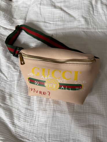 ženske torbe david jones: Waist bag, Gucci, Material: Leather, Cotton