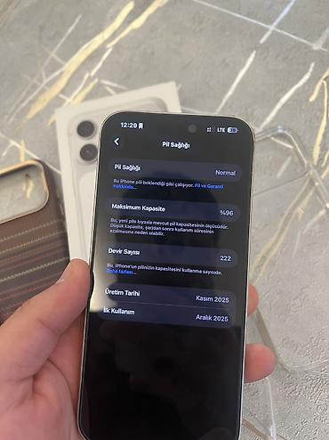 macbook pro 2017 i5: IPhone 17 Pro Max, 256 GB, Gümüşü, Face ID — 5
