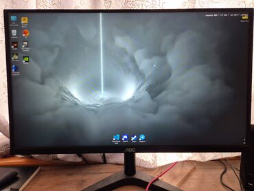 упс для компьютера: Монитор, AOC, Колдонулган, LCD, 23" - 24"