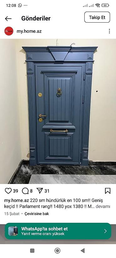 Giriş qapıları: Metal qapılar və darvazalar – fərdi hazırlanma Məhsul təsviri: - — 21