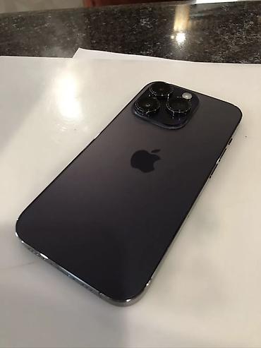 Apple iPhone: IPhone 14 Pro, Б/у, 128 ГБ, Deep Purple, Защитное стекло, Чехол, 78 % — 2