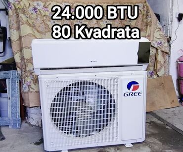 soyuducu 2 el: Gree 80 kvadrata. 24.000 btu. (5 ədəd var) Anbarda qalıblar