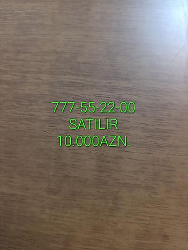 telefon sifarisi: VIP nömrə satılır: 777-55-22-00 - Yadda qalması asan kombinasiyalı — 1