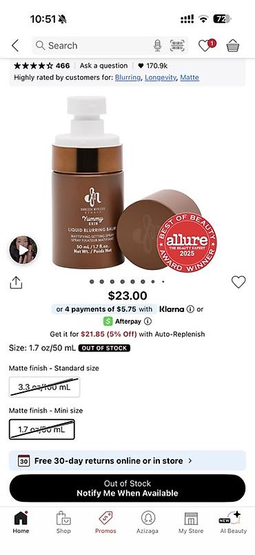 ucuz kask: Məhsul: Danessa Myricks Beauty – Yummy Skin Liquid Blurring Balm — 1