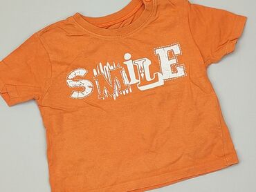 koszulka pomarańczowa: Koszulka, F&F, 12-18 m, stan - Zadowalający