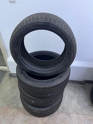 Шины 225 / 45 / R 18, Зима, Б/у, Легковые, Франция, Michelin