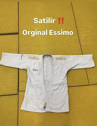 Kişi geyimləri: Satılır: Orijinal Essimo cüdo gi üst geyimi Endirim olacag - Brend — 1