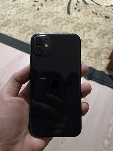 Apple iPhone: IPhone 11, Б/у, 64 ГБ, Jet Black, 91 %