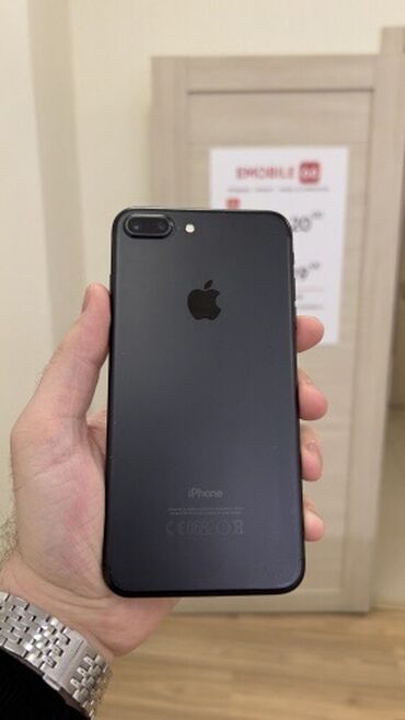 Apple iPhone: IPhone 7 Plus, 128 ГБ, Black Titanium, Защитное стекло, Чехол, 100 %