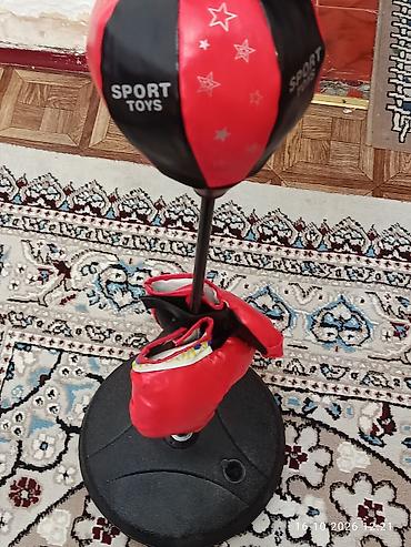 kids box: Детский боксёрский набор Sport Toys - Напольная груша на стойке с — 2