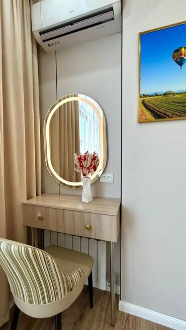 ак жол раздольное: 1 комната, 52 м², Элитка, 6 этаж, Дизайнерский ремонт
