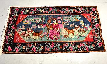 karabağ karavan: Старинный ковёр, 1960 год, Азербайджан, Состояние: Отличное — 2