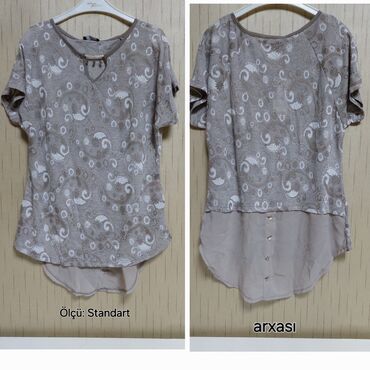 Köynək və bluzalar: Türkiyə fabrik mallarıdır hər birinin qiyməti çox ucuzdur 3-7 manat — 5