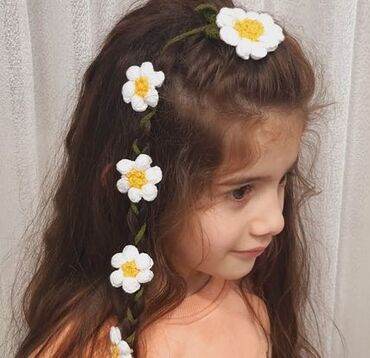 Saç aksesuarları: Qizlarimiz ucun şirin aksesuarlar.Sifaris qebul olunur — 5