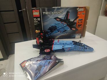 коробка лего: Лего technic: air race jet. Оригинал, с коробкой и инструкцией, мини